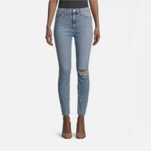 NWT HUDSON High Rise Blair Ankle Super Skinny in Tare